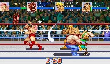 Muscle Bomber Duo - Heat Up Warriors (Japan 931206) screen shot game playing